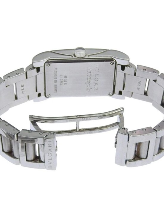BVLGARI Rettangoro Watches RT39S Silver WhiteDial Stainless Steel Quartz A... main image 6